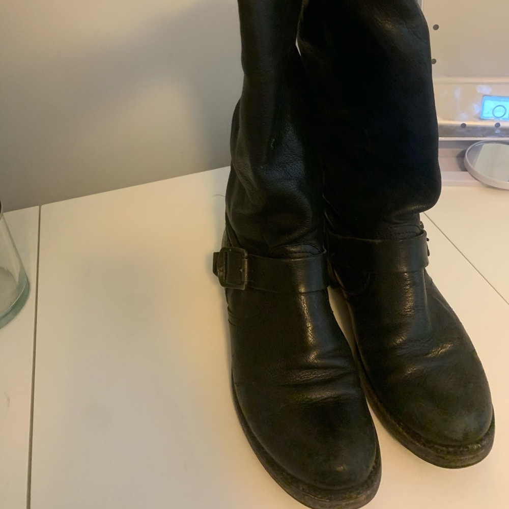 Black Veronica Frye Boot